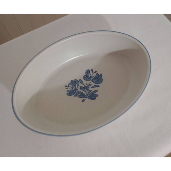 Pfaltzgraff large shallow oval stoneware serving dish - Picture 1 of 7